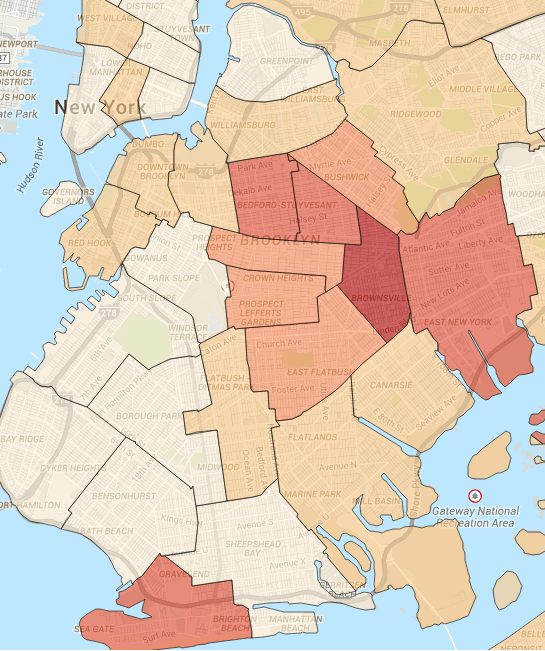 Safety Map Nyc Brooklyn 