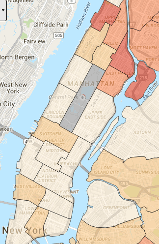 new york safety map Safest Neighborhoods In Nyc new york safety map